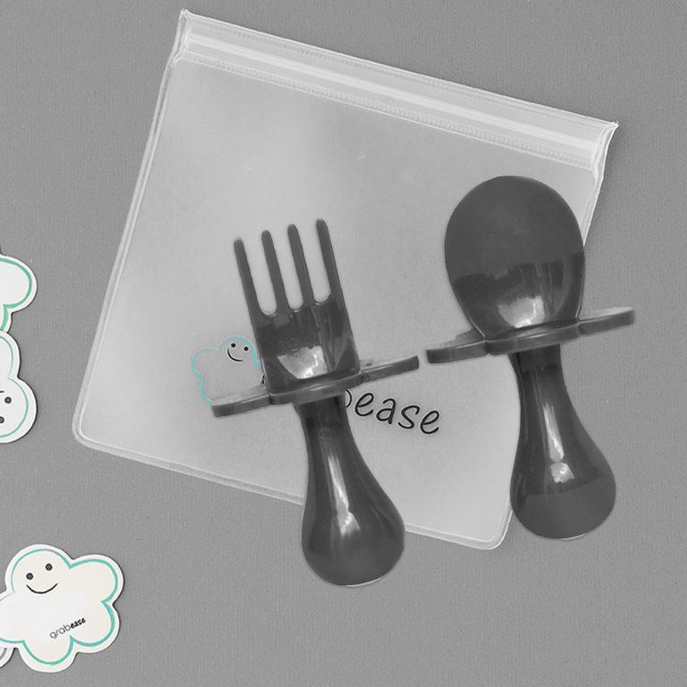 first cutlery set grey